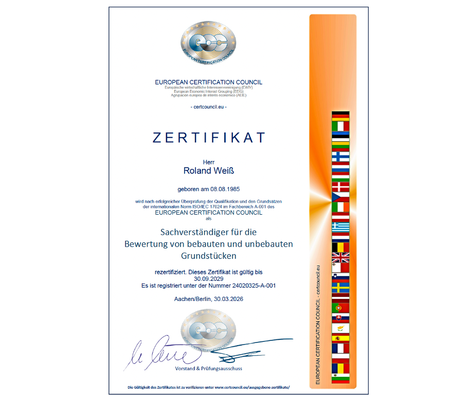 Zertifizierung nach ISO 17024